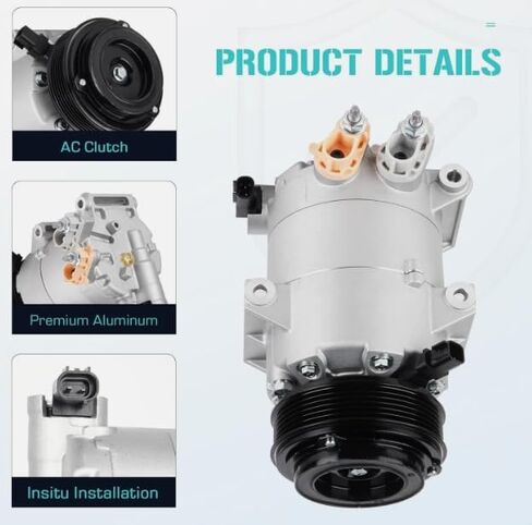 AC Compressor Air Conditioning Compressor for Fits for F-ord Escape 1.6L 2013-2016, Escape 1.5L 2017-2019, Transit 1.6L 2014-2016 for CO29113C in Kuwait