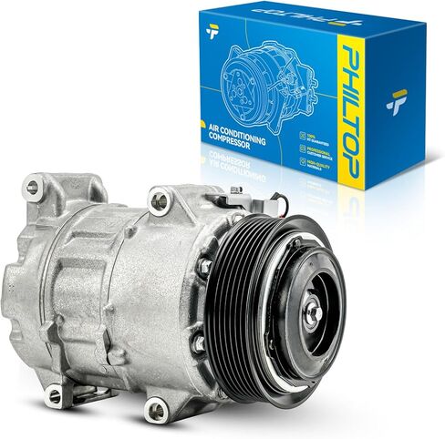 PHILTOP Air Conditioner AC Compressor with Clutch Replacement for Lexus RX350 2016-2022, Lexus RX350L 2018-2022, Toyota Highlander 2014-2016 3.5L, Lexus IS200t 2016-2017, Lexus IS250 2014-2015 2.5L in Kuwait