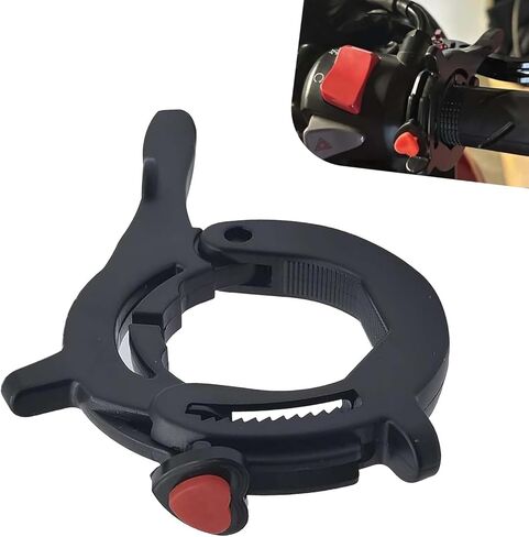 Motorcycle Cruise Control Assist, Motorcycle Throttle Lock, 1.18"-1.57" Motorcycles Cruise Control Throttle Clamp, Compatible with Most Handlebar, for Motorcycles & E-Bikes/Scooters (Black) in Saudi Arabia