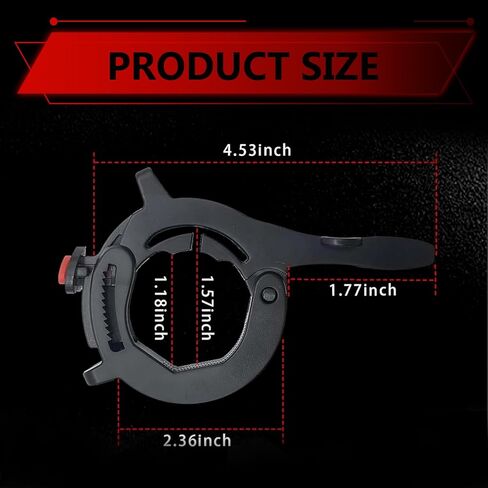 Motorcycle Cruise Control Assist, Motorcycle Throttle Lock, 1.18"-1.57" Motorcycles Cruise Control Throttle Clamp, Compatible with Most Handlebar, for Motorcycles & E-Bikes/Scooters (Black) in Saudi Arabia
