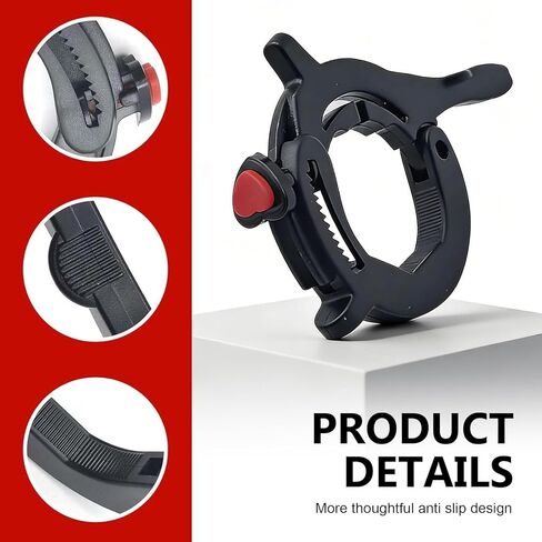 Motorcycle Cruise Control Assist, Motorcycle Throttle Lock, 1.18"-1.57" Motorcycles Cruise Control Throttle Clamp, Compatible with Most Handlebar, for Motorcycles & E-Bikes/Scooters (Black) in Saudi Arabia