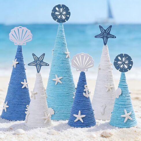 6 Pcs 12" 10" 6" St. Patrick’s Day Cone Tree Decoration with Shamrock and Tiny Pearl Mini St. Patrick’s Day Table Trees Centerpieces Farmhouse Tiered Tray Ornament for Mantle Shelf Tabletop in Saudi Arabia