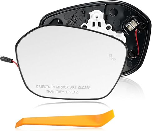 Passenger Right Side Mirror Glass Fit for Honda Civic 2022-2025 Blind Spot Monitoring and Heating function with Backing Plate Replace 76203-T20-A21 76203-T20-A22 HO1321351 Power Door Mirror in Saudi Arabia