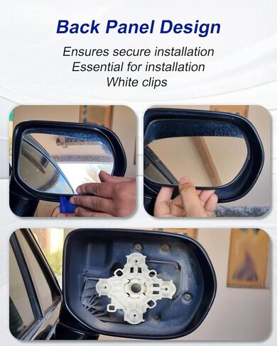 Passenger Right Side Mirror Glass Fit for Honda Civic 2022-2025 Blind Spot Monitoring and Heating function with Backing Plate Replace 76203-T20-A21 76203-T20-A22 HO1321351 Power Door Mirror in Saudi Arabia