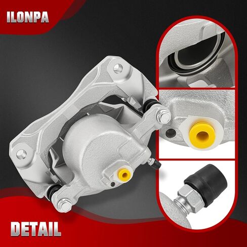 Front Disc Brake Caliper Assembly with Bracket fit for 2004-2010 Toyota Sienna, 2005-2007 Avalon, 2004-2008 Solara, 2005-2006 Camry, Front Right and Left Caliper set with 2PC, 19B-2714 + 19-B2715 in Kuwait