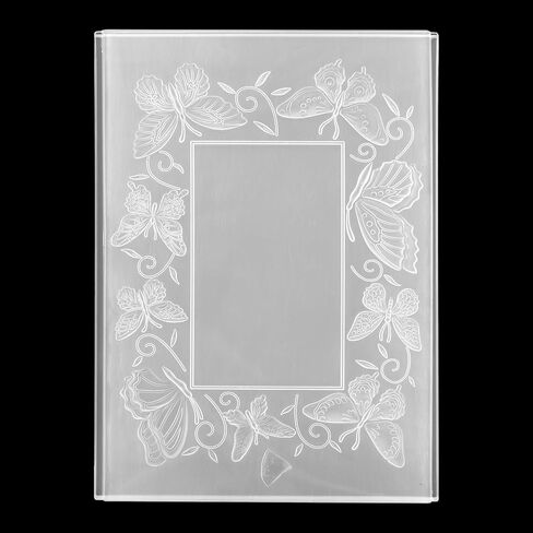 3D Butterfly Embossing Folders, Plastic Embossing Template 5x7 Inch, Embossing Folders for Card Making, Embossing Plates with Stencils for Scrapbooking Paper Crafts Supplies Accessories in Kuwait
