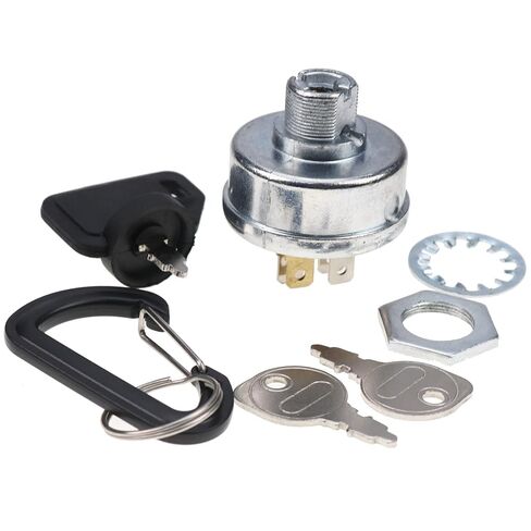 DVPARTS Starter Ignition Switch AM38227 03602300 Compatible with John Deere GS25 GS30 GS45 GS75 111 111H 112 112L 116 116H Onan Engine 316 318 420 F910 F930 108 Ariens Gravely 03602300 in Kuwait