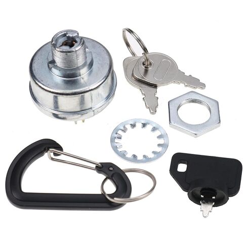 DVPARTS Starter Ignition Switch AM38227 03602300 Compatible with John Deere GS25 GS30 GS45 GS75 111 111H 112 112L 116 116H Onan Engine 316 318 420 F910 F930 108 Ariens Gravely 03602300 in Kuwait