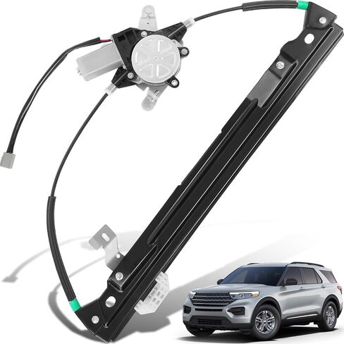 748-506 Rear Driver Left Side Power Window Regulator with Motor Assembly Fit for Ford Explorer 2002-2010, Ford Explorer Sport Trac 2007-2010, Lincoln Aviator 2003-2005, Mercury Mountaineer 2002-2010 in Kuwait