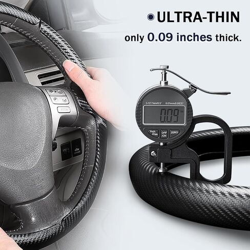 Custom Steering Wheel Cover for Toyota Corolla (2009–2013), 3-piece Steering Wheel Cover Accessories for Toyota Corolla (Matte Black) in Kuwait