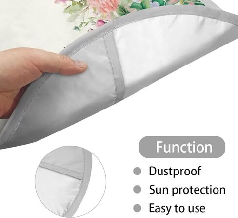 Steering Wheel Sun Shade Cover, Steering Wheel Sun Block Anti-Heat Aluminum Foil Steering Wheel Cover Steering Wheel Sun Heat Shield for SUV Truck Van, Hummingbird Floral in Saudi Arabia