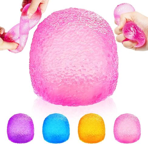 Sugar Squishy Fidget Toys, Slow Rise Squeeze Stress Balls, Sensory Stress Relief Toys for Kids and Adults, Birthday Gifts, Classroom Prizes, Party Favors (Purple) in Saudi Arabia