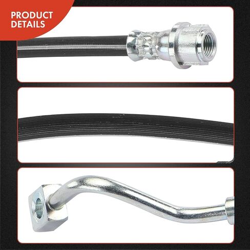 A-Premium Rear Passenger Side Brake Hydraulic Hose Compatible with Select Chevrolet Models - Malibu 2016 2017 2018 2019 2020 - Replace# 84068591, 22921481 in Kuwait