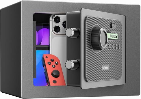 Vaydeer Metal Safe Timed Lock Box, Phone Lock Box with Timer, Sturdy Time Lock Safe for Phones, Game Controllers, Snacks & Cravings, Helps Manage Social Media, Focus and Self-Control in Kuwait