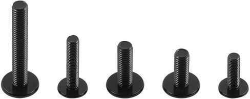 NICECNC 190PCS Aluminum M5 M6 Fairing Bolt Kit Body Screws Compatible with Ducati 848 1098 1098R 1198 899 Panigale 749 999 959 Corse,Honda CBR 1000RR 600RR,Yamaha,Kawasaki KLR650 Ninja,Suzuki,Black in Kuwait