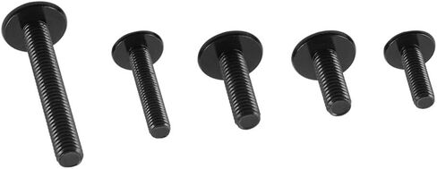 NICECNC 190PCS Aluminum M5 M6 Fairing Bolt Kit Body Screws Compatible with Ducati 848 1098 1098R 1198 899 Panigale 749 999 959 Corse,Honda CBR 1000RR 600RR,Yamaha,Kawasaki KLR650 Ninja,Suzuki,Black in Kuwait
