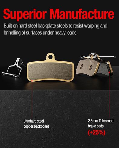 Sintered Disc Brake Pads for Talaria Sting R MX3 MX4,Segway X160 X260,SURRON Light Bee x,SUPER73 RX Mojave RSD X SUPER73-R Adventure Series Brake Pads Fits Ebike/Electric Dirt Bike/Motorcycle in Kuwait