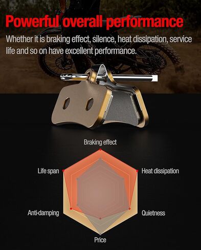 Sintered Disc Brake Pads for Talaria Sting R MX3 MX4,Segway X160 X260,SURRON Light Bee x,SUPER73 RX Mojave RSD X SUPER73-R Adventure Series Brake Pads Fits Ebike/Electric Dirt Bike/Motorcycle in Kuwait