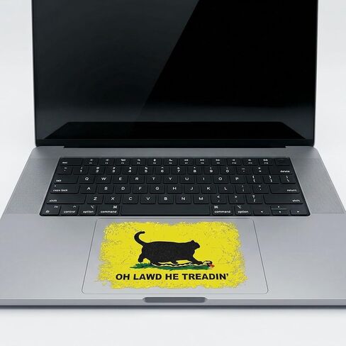 3 Pcs Oh Lawd He Treadin’ Cat Sticker – Funny Chonky Black Cat Meme Vinyl Decal, Don’t Tread Cat Parody Sticker for Cars, Trucks, Laptops, Water Bottles & Windows, Approx. 5.5 x 3.5 in in Saudi Arabia
