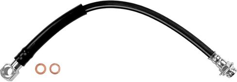 Pair Hydraulic Brake Hose - Front Brake Line Kit 2PCS, fits Pontiac Grand Am fits Pontiac GTO fits Pontiac LeMans fits Chevrolet Chevelle fits Chevrolet El Camino fits Chevrolet Laguna 1973 in Kuwait