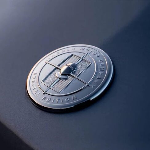 fit Lincoln Hood Emblem Front Engine Cover Emblem Hood Mark Badge for Lincoln MKZ MKC Navigator Corsair Aviator Nautilus Series Accessories in Saudi Arabia