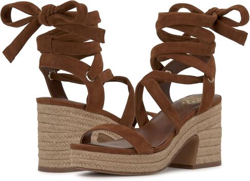 Vince Camuto Women's Roreka Lace Up Espadrille Sandal Wedge in Saudi Arabia