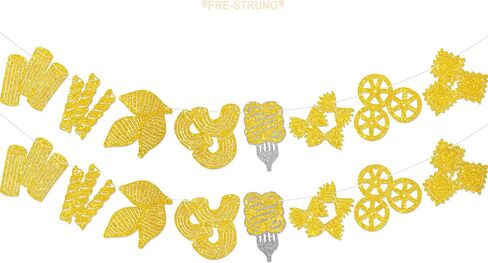 Ciao! Pasta Night Banner - NO DIY Pasta Party Decorations For Party Décor Italian Dinner Party Supplies Glitter in Saudi Arabia