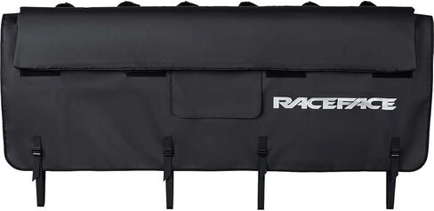 Race Face Stash Tailgate Pad for Mid-Size Trucks - Lightweight, Padded Bike Transport Cover with Adjustable Mounting, UV-Resistant Exterior & Storage Bag in Kuwait