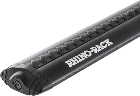 Rhino-Rack | Sportz Bar Aero Roof Rack Cross Bar, Zwifloc Channel & Twin Strip Wind Technology (Black, 71 inch) in Kuwait