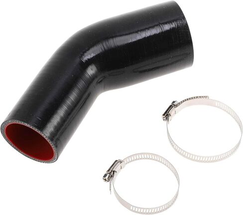 ACROPIX 3.5" to 4" Id 45 Degree Elbow Coupler Silicone Hose 4-Ply Length 102mm Intercooler and Intake Reinforced Silicone Hose with T-Bolt Clamps Thickness 5mm 89mm-102mm in Kuwait