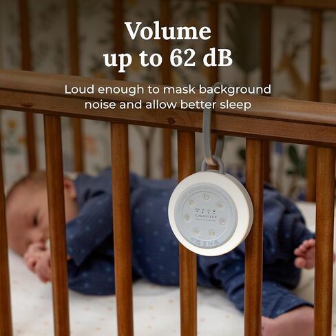 Yogasleep Hushh 2 Portable Sound Machine For Baby and Kids, Backlit Buttons & Night Light, More Durability, 6 Soothing Natural Sounds, Easy To Use Timer, Volume Control & Toddler Lock, Noise Canceling in Saudi Arabia
