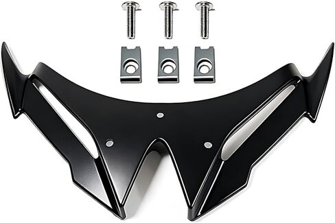 Front Fairing Winglet Black Fit for 2024 2025 2026 Kawasaki Ninja 500 - Perfect Fit & Quick Install Ninja 500 Accessories in Saudi Arabia