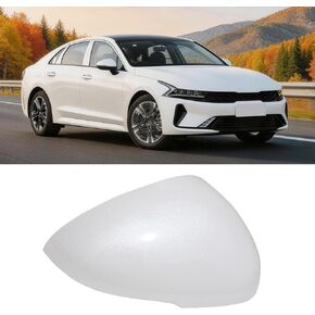 Moonlinks متوافق مع غطاء مرآة الركاب الأيمن Kia K5/Optima 2021 2022 2023 2024، غطاء مرآة مثبت على الجانب الأيمن باللون الأسود اللامع مع ضوء إشارة الانعطاف يستبدل لـ 87626-L3000 in Kuwait