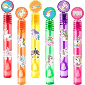 Cute Unicorns Party Favors for Kids – 24PCS Magical Mini Bubble Wands, Great for Birthday Supplies, Pinata Fillers, Goodie Bags & Classroom Rewards in Saudi Arabia