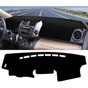 Car Dash Cover Mat for Toyota RAV4 XA30 2006 2007 2008 2009 2010 2011 2012,Dashboard Cover Avoid Light Pad Center Console Protector Mat Glare UV Rays Protector Interior Accessories,Red in Saudi Arabia