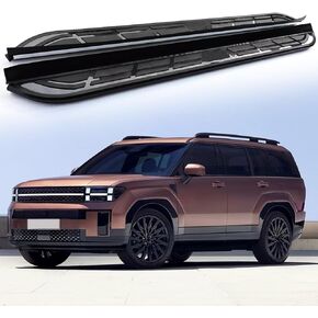 2Pcs Fits for Hyundai Santa Fe 2024 2025 2026+ Fixed Running Board Side Step Pedal Nerf Bar in Saudi Arabia