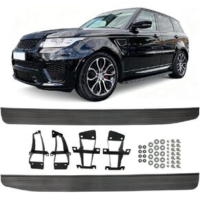 لوحات تشغيل مناسبة لسيارة رينج روفر SWB 2013-2021 L405/رينج روفر سبورت 2014-2022 L494 قضبان جانبية من سبائك الألومنيوم in Kuwait