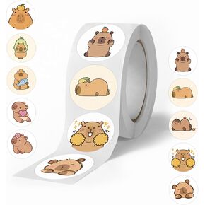 500PCS Poop Stickers Roll,10 Styles Cute Cartoon Funny Self-Adhesive Envelope Seals Stickers for Bottles, Laptops,journals,Luggage, Snowboards, Guitars, Scrapbooks, Phones, in Saudi Arabia