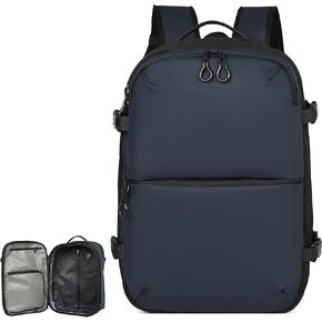 Vacuum Seal Travel Backpack，70L Expandable Carry On Backpack TSA Lock with Vacuum System, Large Capacity for Check-in, Men Women Airline Business Overnight (L-Blue) in Saudi Arabia