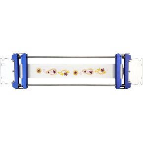 طوق تطريز حزام معدني من MagnaHoop مقاس 2.6 × 11.8 بوصة - 65 × 300 مم لآلات التطريز Brother PR1X PR620 PR650 PR670E PR680W PR1000 PR1050X PR1055X PR1060W، طوق حزام لأحزمة الكاراتيه، وأطواق الكلاب، والأوشحة in Kuwait