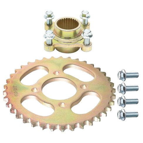 420 48mm 37T Rear Chain Sprocket & Hub Adapter for 32" Axle Go Kart ATV Quad Buggy 4 Wheelers DIY Mini Bike Drift Trike Golf Cart in Kuwait