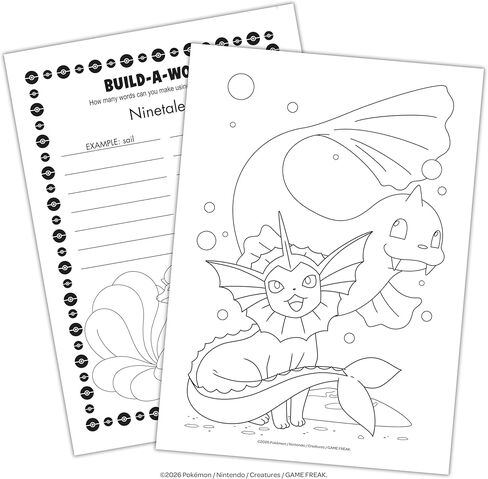 Pokémon 192-Page Coloring Book for Kids – Large Coloring Book for Boys & Girls Ages 3-10, Official Book Featuring Pikachu and Favorite Pokémon Characters in Kuwait