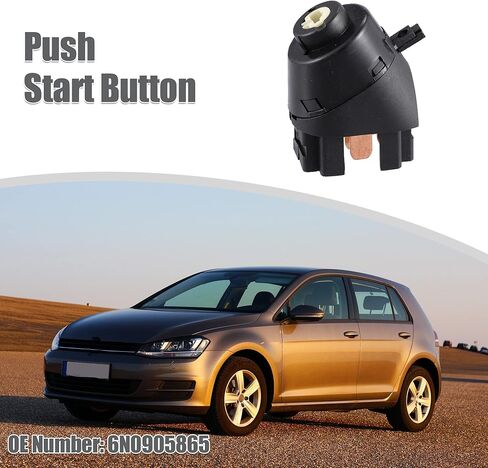 X AUTOHAUX Ignition Starter Switch for VW Golf mk2 3 Passat T4 Transporter Van Camper 1990-2003 Replace 201-1721 6N0905865 Ignition Switch in Kuwait