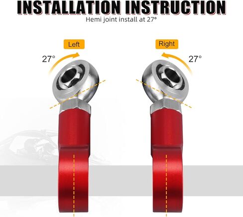NICECNC M12 Front Sway Bar Stabilizer End Link Kit قابل للتعديل متوافق مع Can Am Maverick X3 4x4 XMR Turbo DPS 2020-2021، 4x4 XRS Sma-Shox Turbo 2023، انظر التركيبات باللون الأسود in Kuwait
