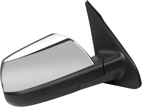 11 Pins Chrome Side Mirror Assembly Compatible with 2007-2013 Toyota Tundra 2008-2013 Sequoia With Heated Power Glass Signal Light Power Folding Puddle Light 879100C203 TO1321269(Right Passenger Side) in Saudi Arabia
