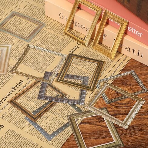 120 Pcs Frame Stickers for Scrapbooking, 40 Designs Self-Adhesive Vintage Picture Frame Stickers, Decorative Paper Scrapbook Frames for DIY Crafts Junk Journal & Albums in Kuwait