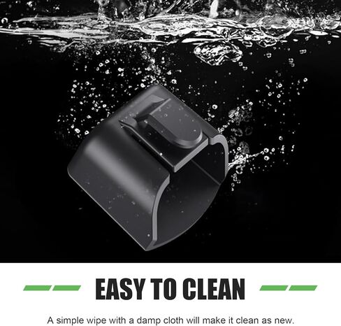 Car Key Fob Holder with Hook, Car Garage Key Card Holder for Dashboard, Multifunctional Organizer Key Remote Mount with 3M Adhesive Tape (Black) in Kuwait