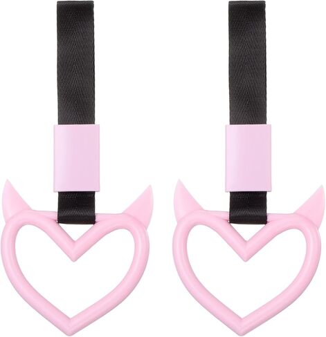 PATIKIL Car Handle Straps, Car Rear Bumper Warning Ring Cars Hand Strap Drift Charm Keychains Accessory for Decoration Bus in Kuwait