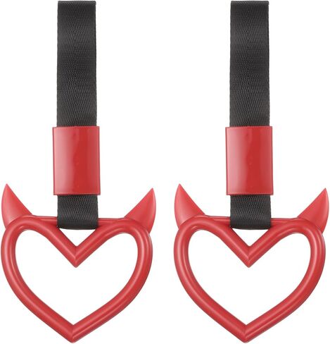 PATIKIL Car Handle Straps, Car Rear Bumper Warning Ring Cars Hand Strap Drift Charm Keychains Accessory for Decoration Bus in Kuwait