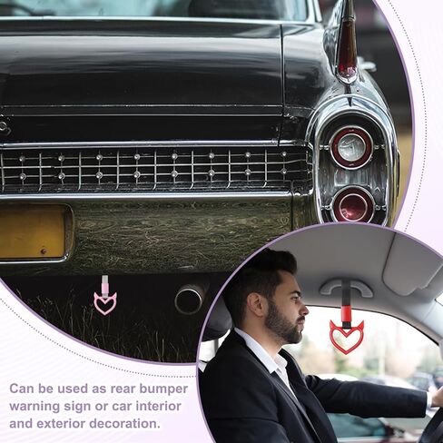 PATIKIL Car Handle Straps, Car Rear Bumper Warning Ring Cars Hand Strap Drift Charm Keychains Accessory for Decoration Bus in Kuwait